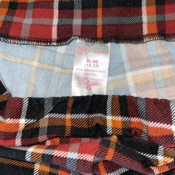 NWOT Plaid Lounge Pants XL (15-17) - Picture 4 of 4